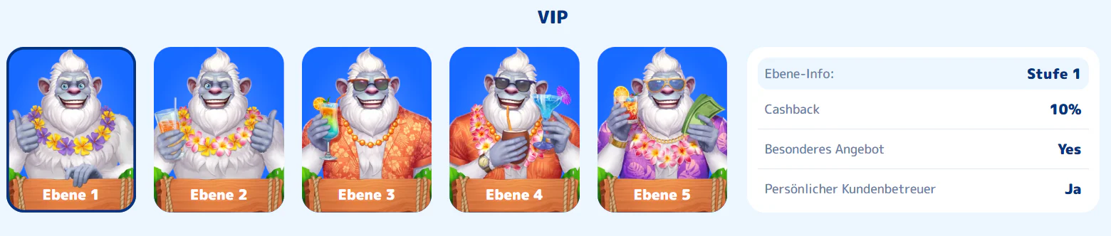 CasinoJoy VIP-Programm mit Treuevorteilen und Belohnungen